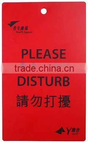 Custom Hotel Room Door Sign, Hotel Room Door Hanger Sign, Do Not Disturb Hotel Door Hangers photo-2