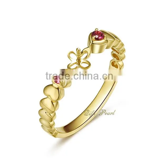 China Customized 14k 18k Gold Ring Mounting photo-2