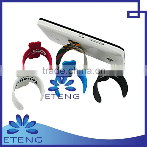 HOT Selling Custom Printed Silicone Slap Mobile Stand photo-3