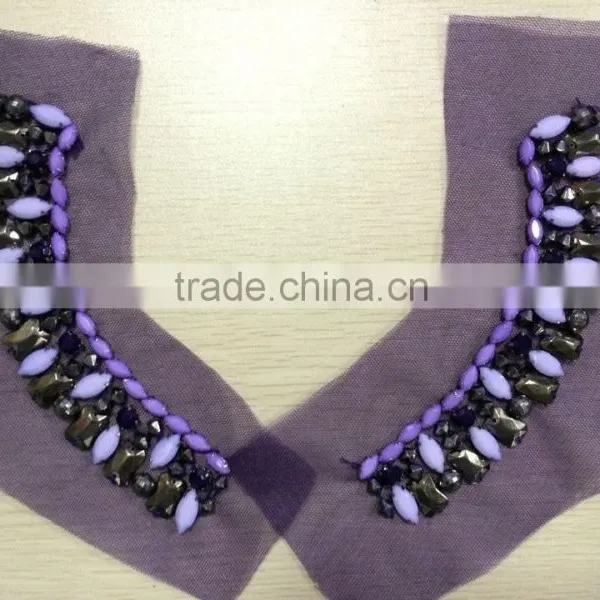 Fashion Handmade Beaded Collar for Ladies Sweater or Dress --- H1412057 photo-3