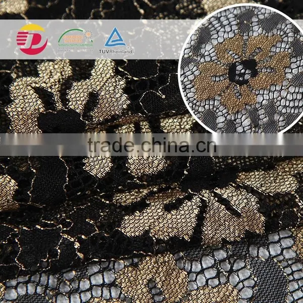 Wholesale in Stock Lace and Embroidery Samples French Net Lace Fabric for Garment photo-5