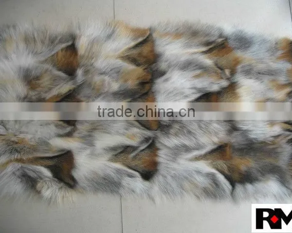 Factory Wholesale 100% Genuine Patched Fox Fur Plates photo-3