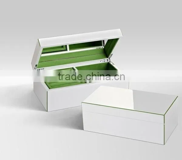 Luxury Wood Piano Glossy Lacquer Finished Handmade Wooden Box Wooden Jewelry Box Wooden Accessories Box photo-5