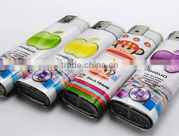 2016 Good Quality Colored Customized Cricket Lighter photo-2