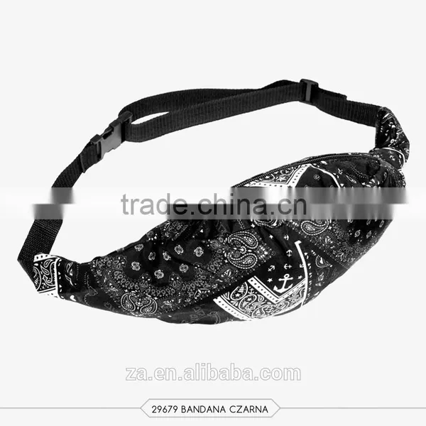 High Quality Cheap Price Ladies Fashion Printed Bandanna Paisley Waist Bag