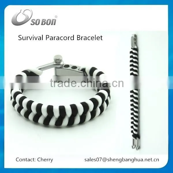 Survival Paracord Bracelets Nylon Cord Paracord Bracelet photo-5