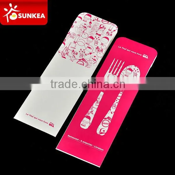 Disposable Plastic Cutlery Set Dinnerware Tableware Paper Wrapper photo-3