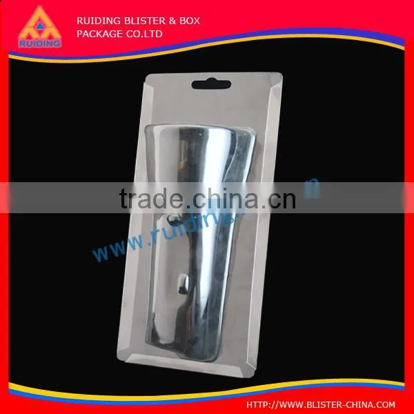 Transparent Blister With Printed Cardboard, Blister LED Packaging