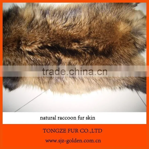 Tanned Raccoon Fur Skin photo-3