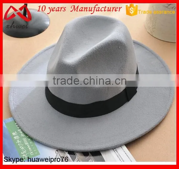 100% Australian Wool Felt Floppy Fedora Hats, Wide Brim Fedora Hats Winter Cowboy Style Hat photo-4