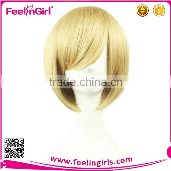 Factory Cheap Fashion Blonde Wig for Girl photo-4