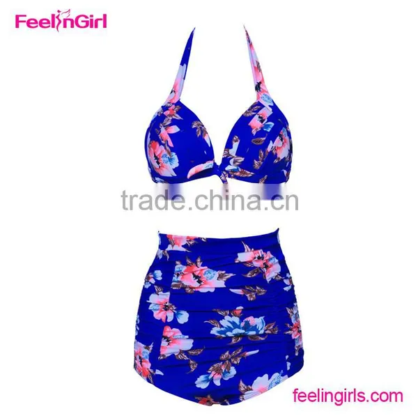 Plus Size Swimwear High Waist Bikinis in Bulk photo-5