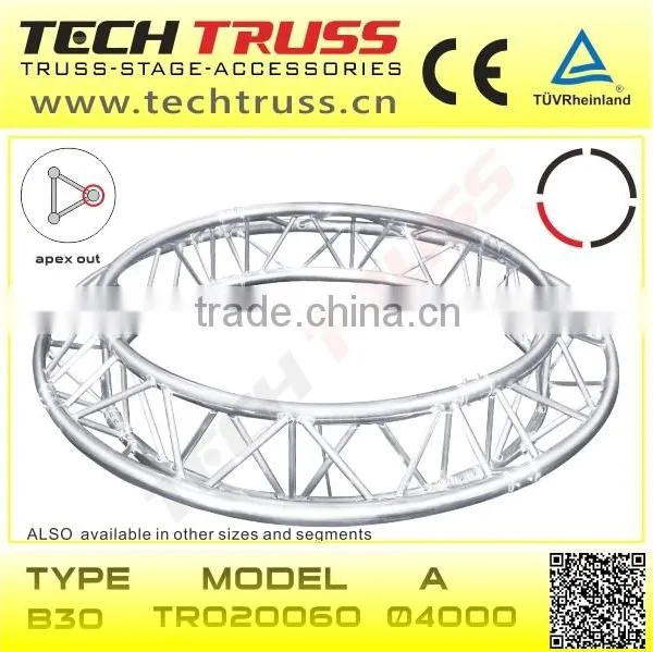 Aluminium Triangle Circular, Trussing Apex Up, Circular Truss, Easy to Assemble! photo-2
