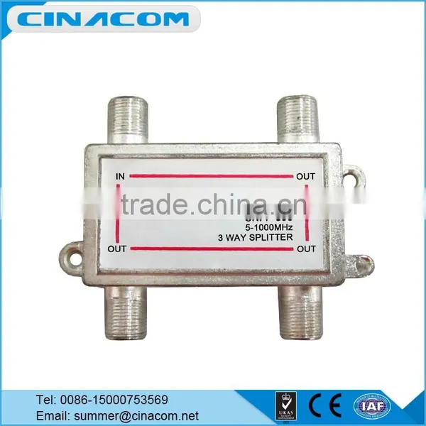 CATV 5-1000MHz 3-Way Splitter With Low Price