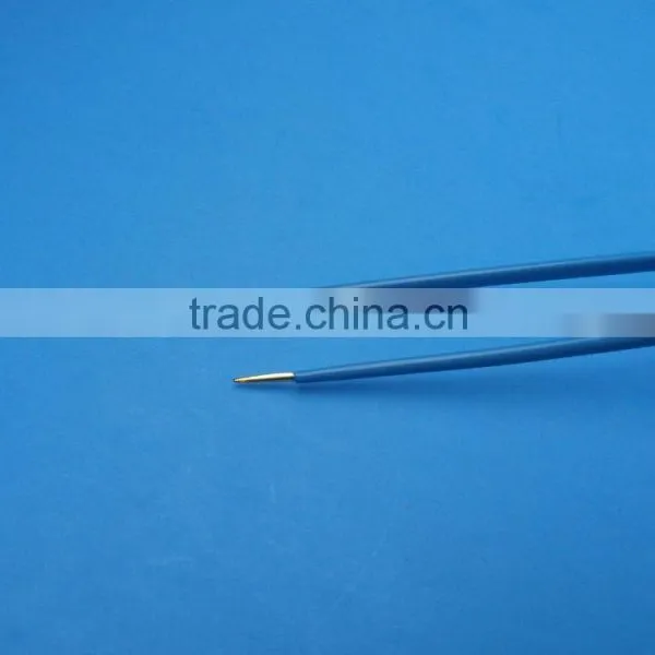 Bipolar Bayonet Forceps 8.5" Gold Tip W/Cord ReUsable Electrosurgical Instrument photo-5