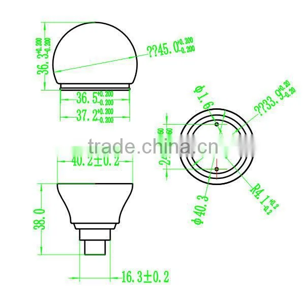 3W 4W 5W Led Bulb Heat Sink photo-3