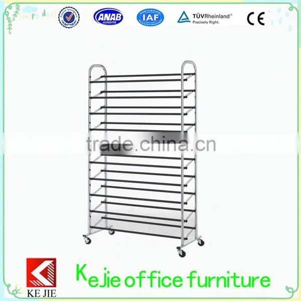 Cheap Folding Metal Shoe Rack 2 Tiers Painting Metal Shoe Rack With Best Service photo-3