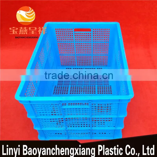 833x621x480mm Rectangular Plastic Basket for Turnover Transportation photo-3
