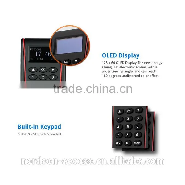 Nordson FR-W1600 IP65 Waterproof Fingerprint Access Control With Time Attendance Terminal photo-5