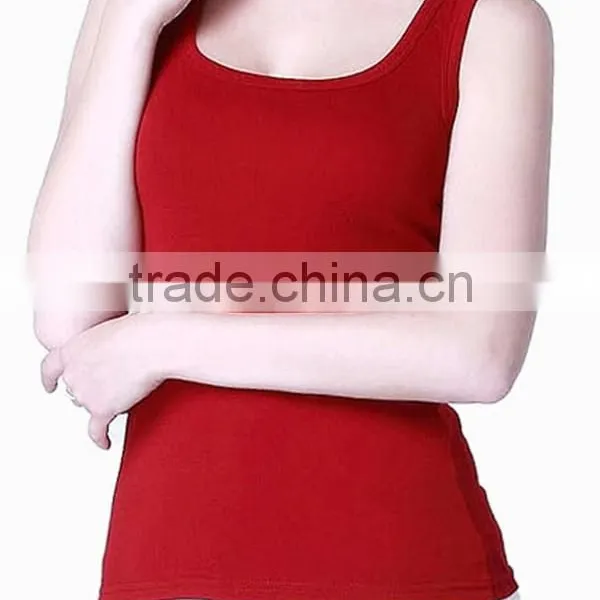 2015 Ladies Cotton Vest With Quidk Dry and Moisture Transfer Function photo-5