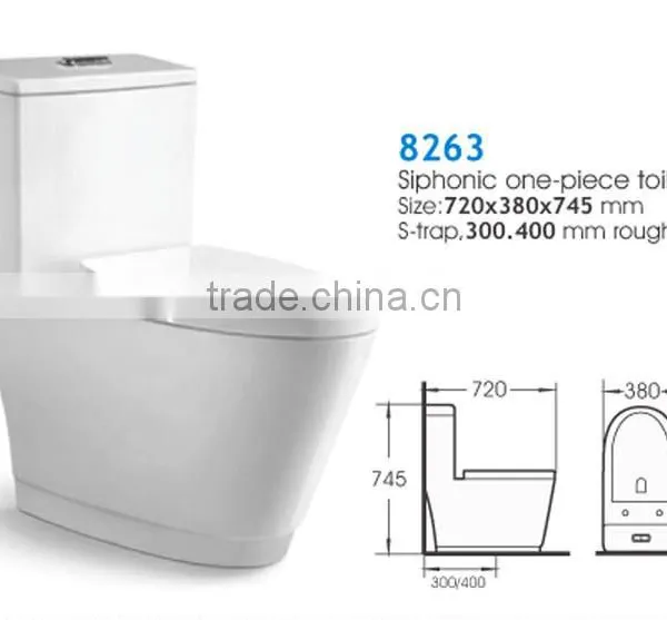 Saving Water Model Bathroom Siphoic One Piece Toilet photo-2