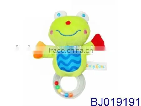 Lovely Stuffed Baby Rattle Bed Decorative Cow Toy photo-5