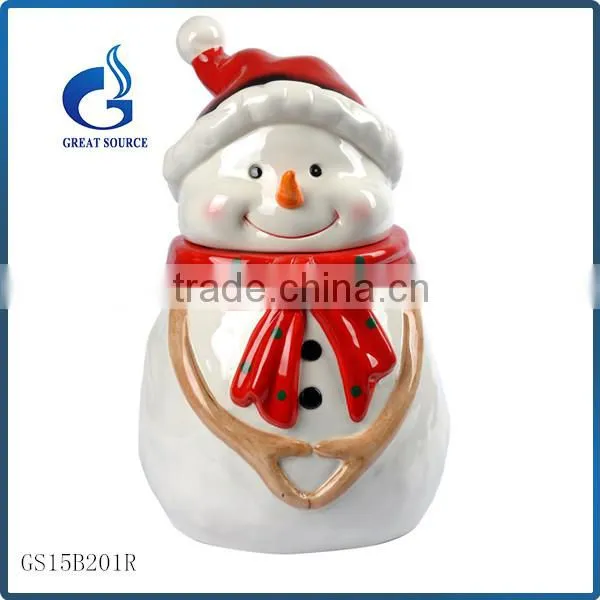 Unique Dog Shape Ceramic Christmas Cookie Storage Jars photo-3