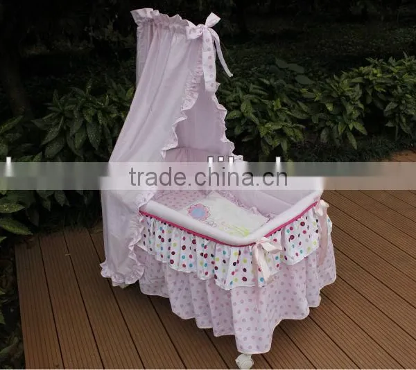 Colourful Embroidery Baby Crib Bedding Set