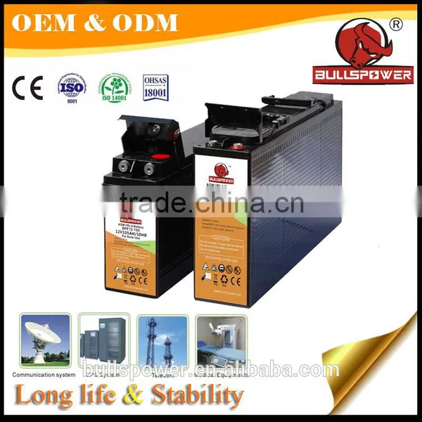 Front Access Telecom Battery Industrial VRLA Stationary Stroage Battery