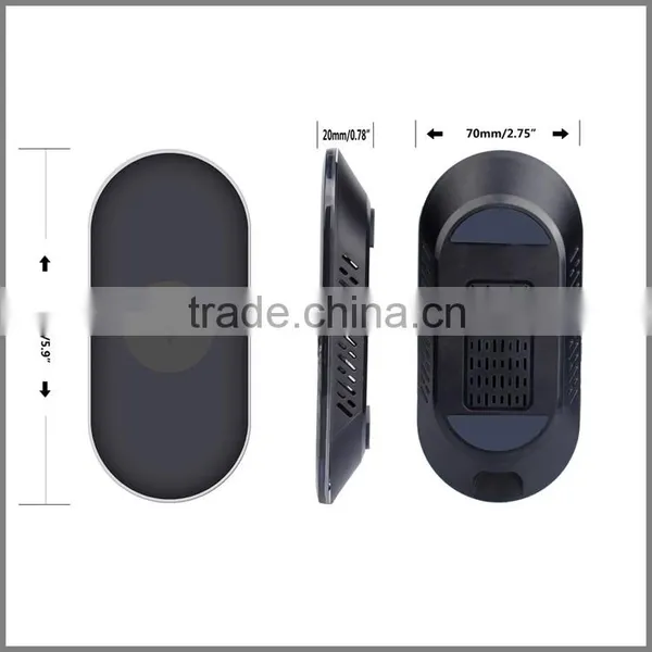 2016 QI Standard Led Wireless Charger Receiver 1000MmA For Samsung IPhone photo-3
