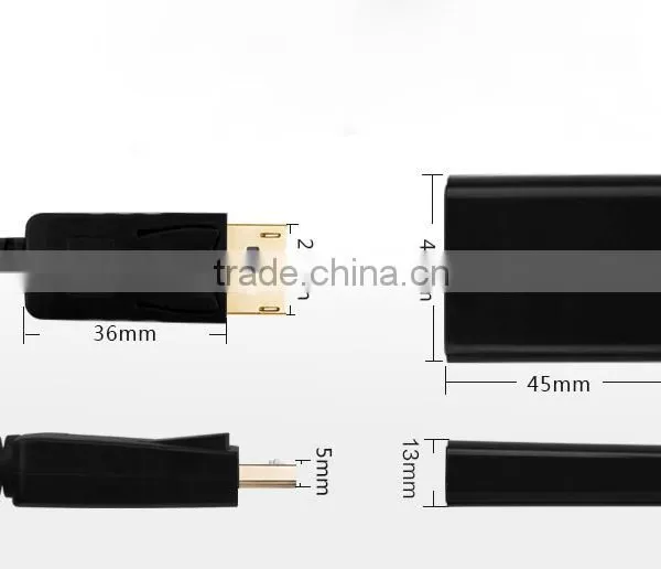 Made in China 1080p Displayport 1.2 to 19pin Hdmi Adapter Converter photo-5