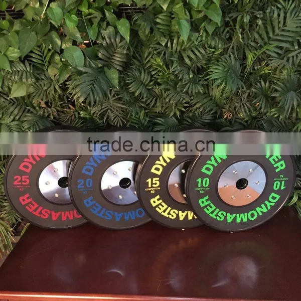 High Grade Olympic Rubber Competition Bumper Plate With Colorful Logo photo-5
