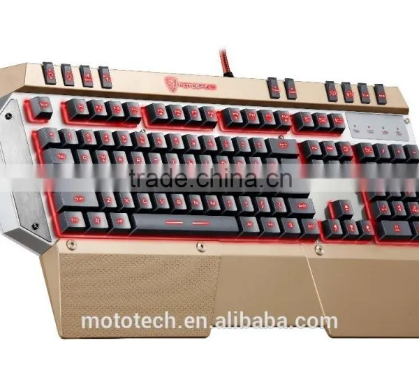 2015 New High Quality Professional Backlit Wired Gaming Keyboard,can Make Mechanical photo-2