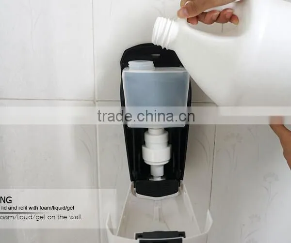 Key Lock Hand Clean Liquid Machine Manual Hand ABS Soap Liquid Dispenser photo-2