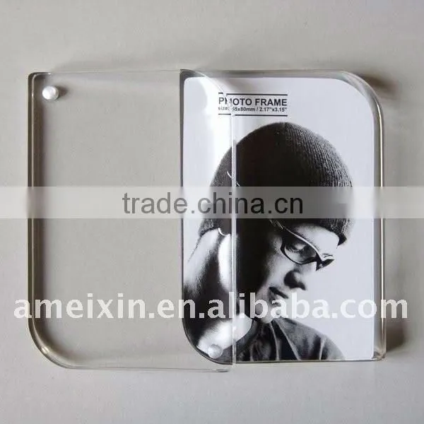 Clear Acrylic Phote Frame With Slidable Cover
