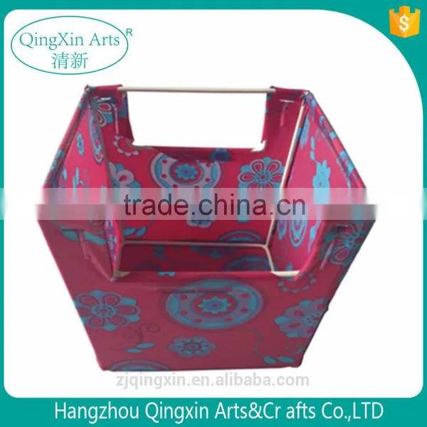 HOT Foldable Plastic and Metal Storage Cube Basket Bin photo-2