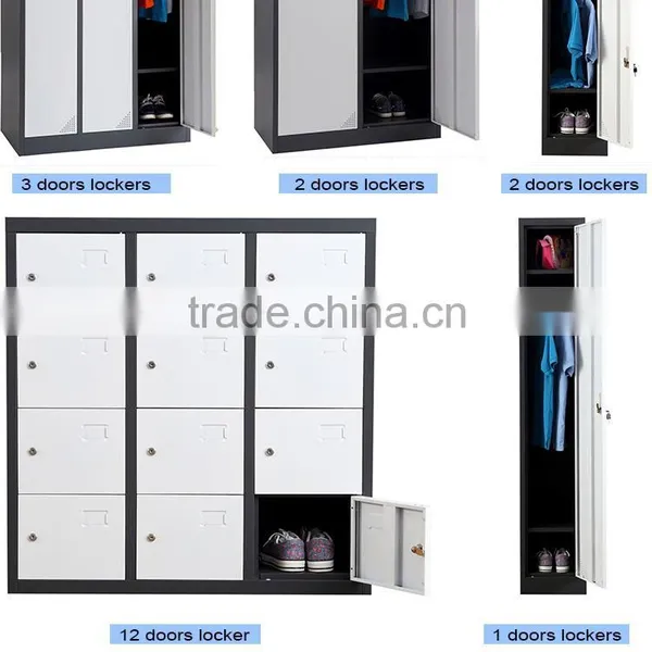 Office Furniture Wholesaler Steel Metal Wardrobe Metal Cabinet photo-5