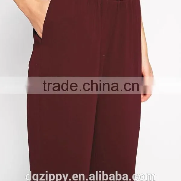 High Rise Waist Wide Legging Pants photo-4