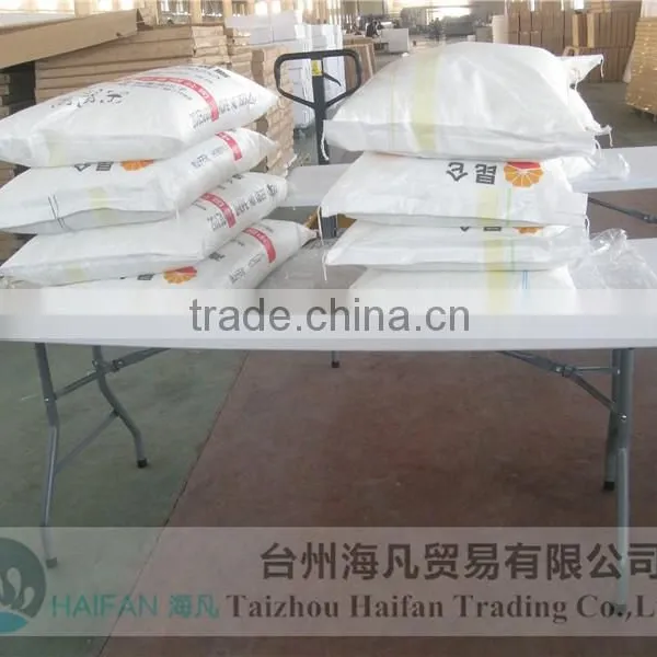 High Quality Plastic Folding 8 Seater Dining Table/hot Sell Price of Plastic Dining Table for Restaurant photo-4
