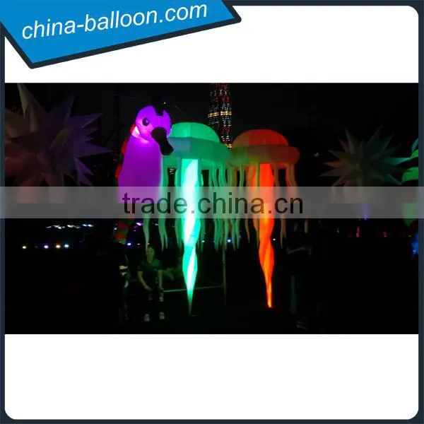 Amazing Inflatable Jellyfish Lighting,inflatable Jellyfish Decoration,led Inflatable Jellyfish Balloon