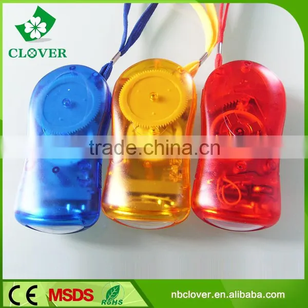Mini 3 LED Hand Crank Dynamo Led Flashlight photo-3