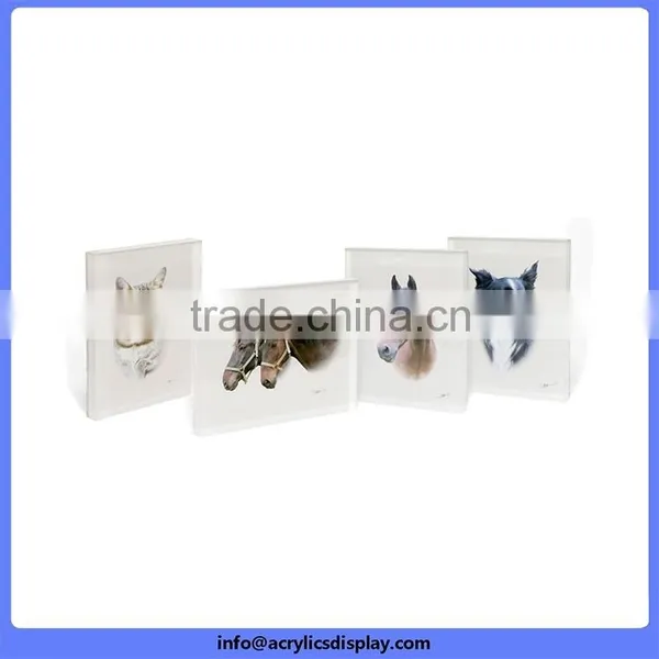 Top Grade Quality Solid Acrylic Paper Weight Block photo-2