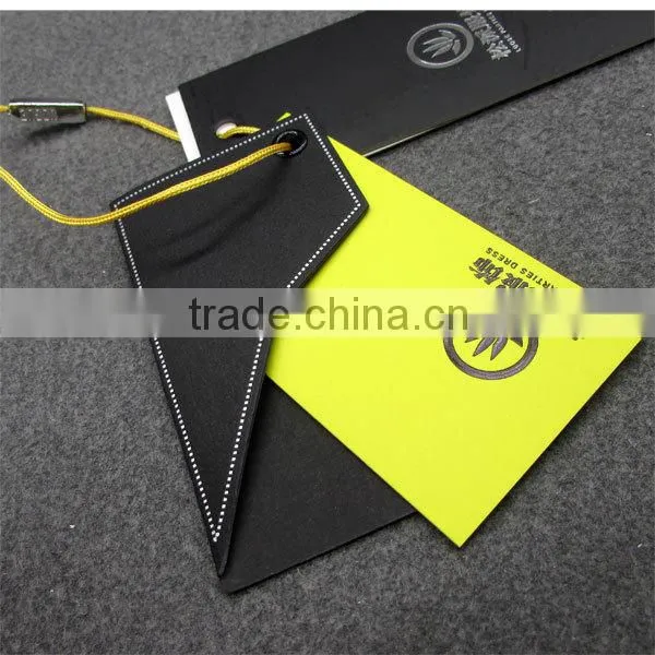 PU Coated Thick Garment Labels And Tags photo-4