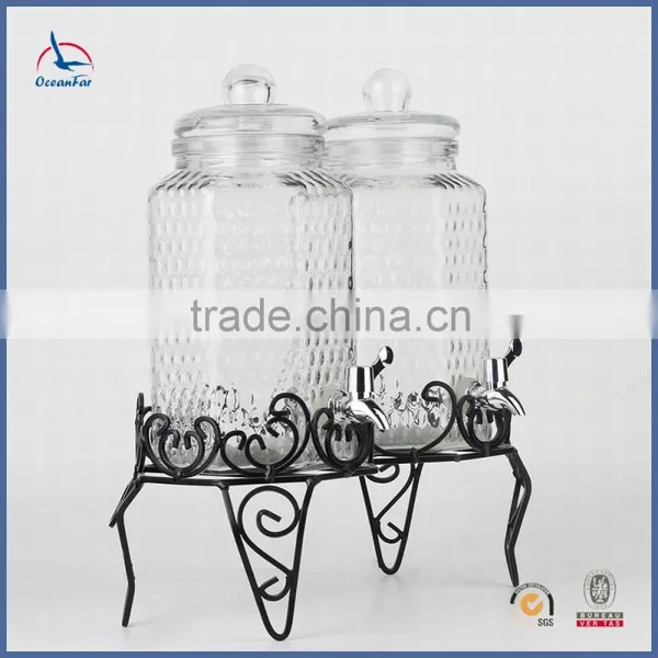 Wholesale Glass Beverage Dispenser Tableware Glass Dispenser photo-2