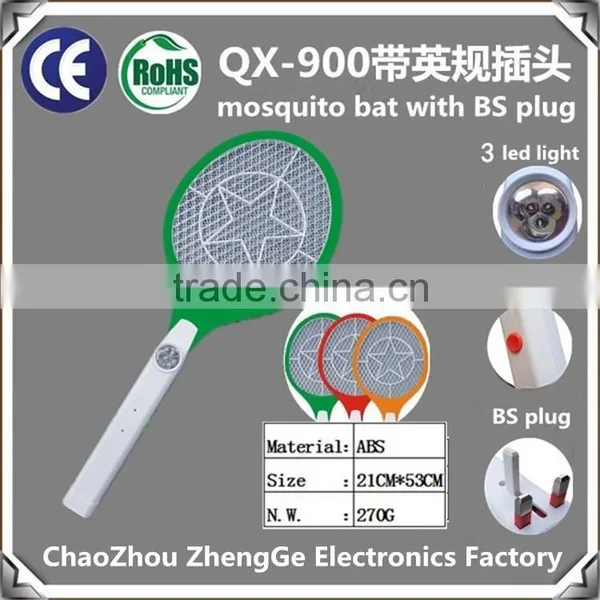 QX900-1mosquito Killer Mosquito Swatter Fly Killer Mosquito Racket With BS Plug photo-2