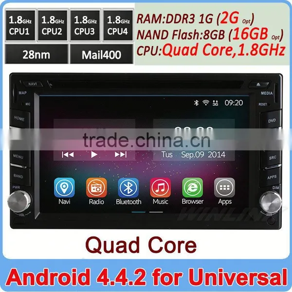 Ownice Quad Core Android 4.4 for Nissa X-trail 2 Din Car Dvd Car Radio With Gps Support OBDll 3G