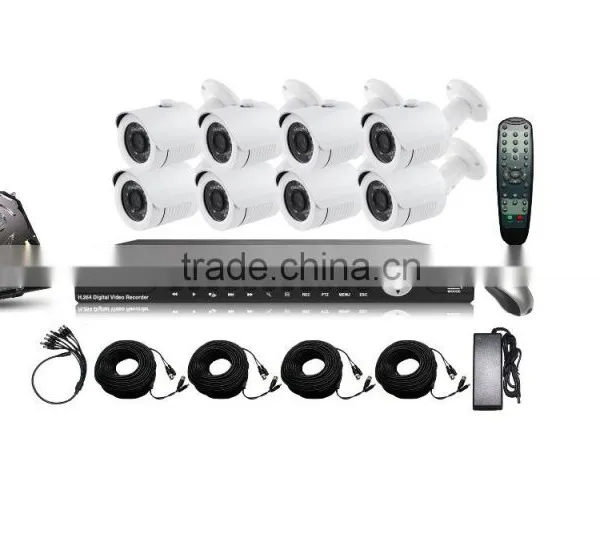 ACESEE Bullet Camera Cctv Dvr Kit Camera 8ch Security System 1080P AHDDVR photo-2