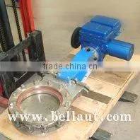 150# Flange End Knife Gate Valve With Electric Actuator photo-3