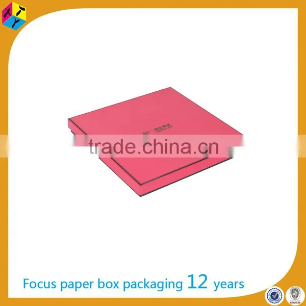 Custom Red Beauty Paper Box Silk Scarf Packaging photo-3