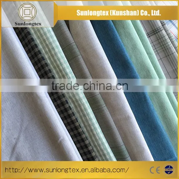 New Style Low Cost 100%polyester Shirt Fabric photo-3